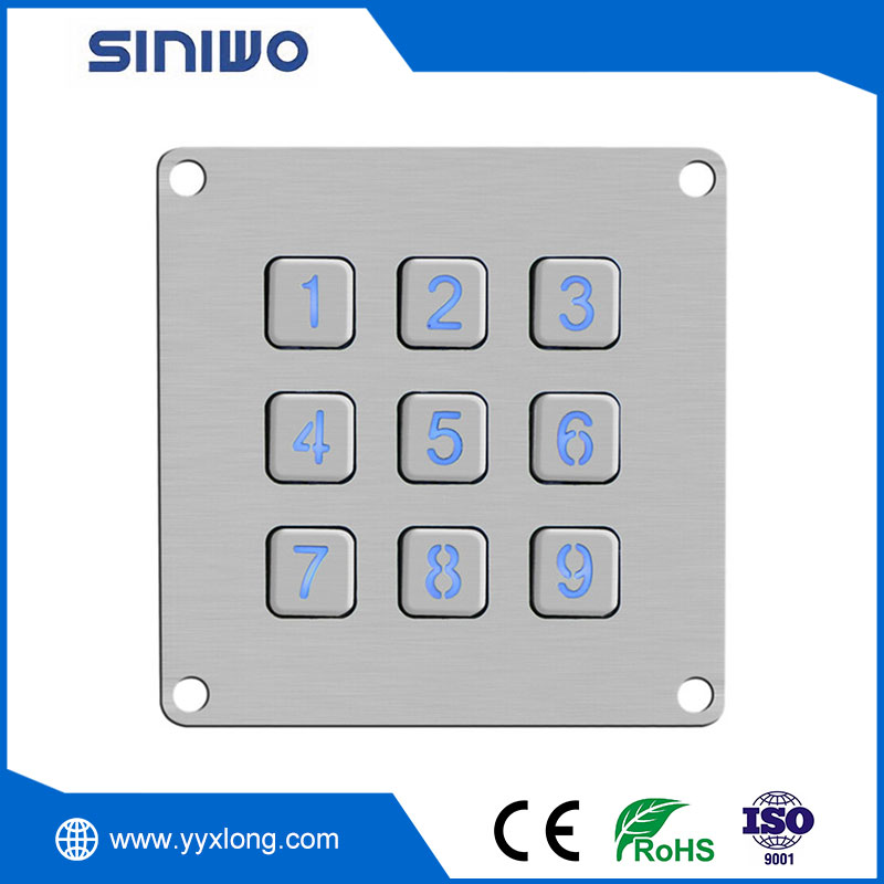 Keypad Industri Penerangan Belakang