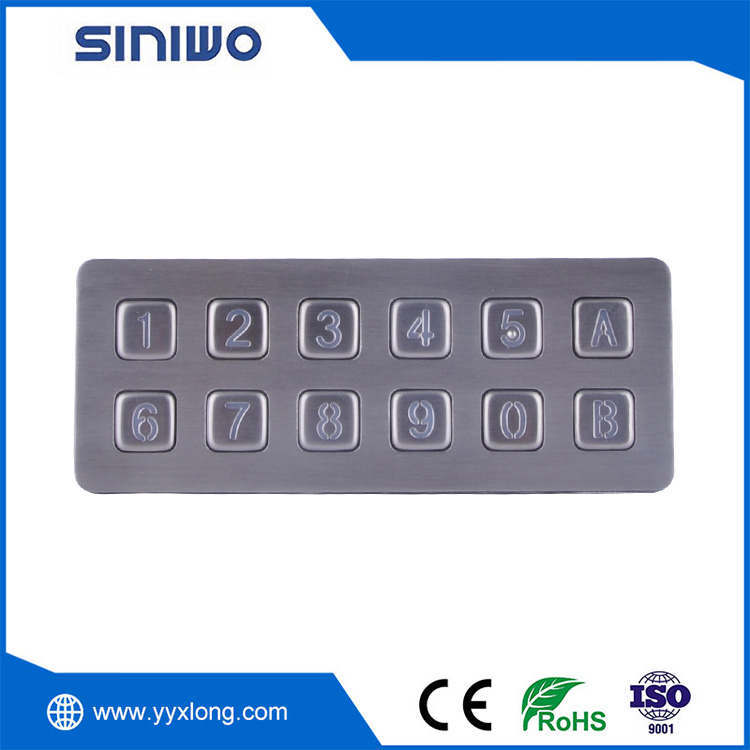 Keypad Logam Industri yang Tangguh