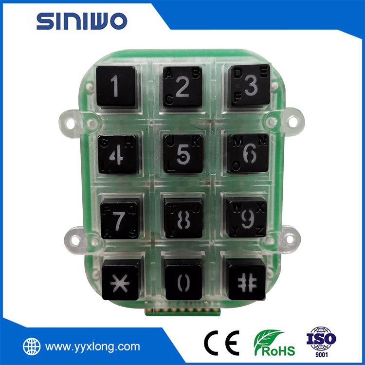 Keypad Sakelar 3x4 Industri Tahan Air